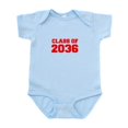 thumbnail image 1 of CafePress - CLASS OF 2036 Fre Red 300 Body Suit - Baby Light Bodysuit, Size Newborn - 24 Months, 1 of 4