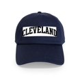 thumbnail image 1 of CafePress - CLEVELAND (Curve Black) Cap - Adjustable 100% Brushed Unisex Casual Cotton Baseball Cap, Beige, 1, 1 of 2