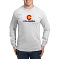 thumbnail image 1 of CafePress - CO Colorado Long Sleeve T Shirt - Unisex Cotton Long Sleeve T-Shirt, 1 of 4