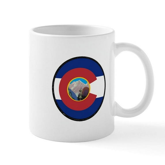 CafePress - COLORADO SPLENDOR Mugs - 11 oz Ceramic Mug - Novelty Coffee Tea Cup