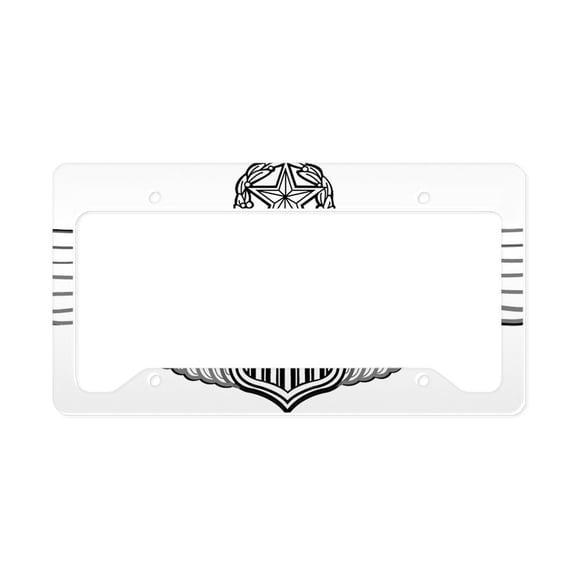 CafePress - COMMAND PILOT License Plate Holder - Aluminum License Plate Frame, License Tag Holder