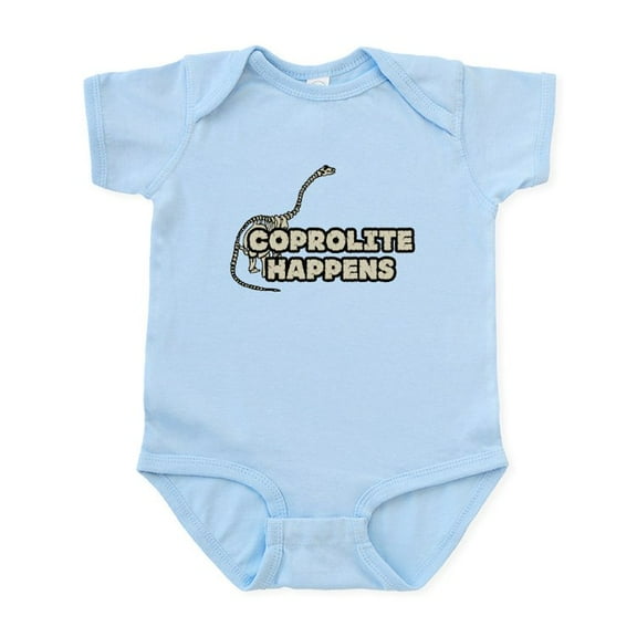 CafePress - COPROLITE HAPPENS Infant Bodysuit - Baby Light Bodysuit, Size Newborn - 24 Months