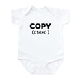 thumbnail image 1 of CafePress - COPY (Ctrl+C) Infant Bodysuit - Baby Light Bodysuit, Size Newborn - 24 Months, 1 of 4