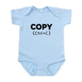 thumbnail image 1 of CafePress - COPY (Ctrl+C) Infant Bodysuit - Baby Light Bodysuit, Size Newborn - 24 Months, 1 of 4