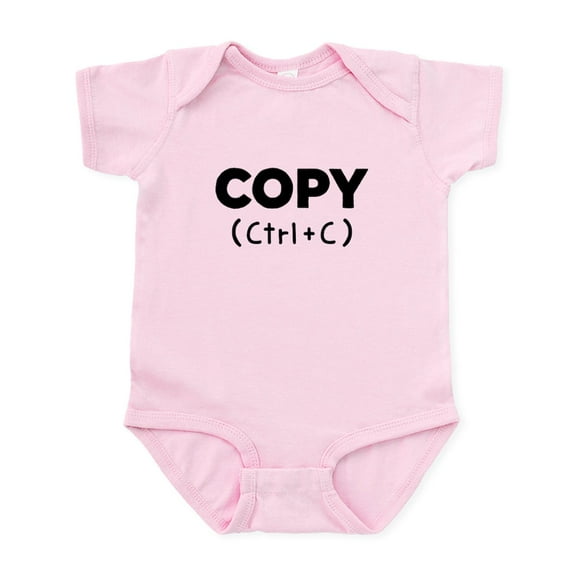 CafePress - COPY (Ctrl C) Infant Bodysuit - Baby Light Bodysuit, Size Newborn - 24 Months