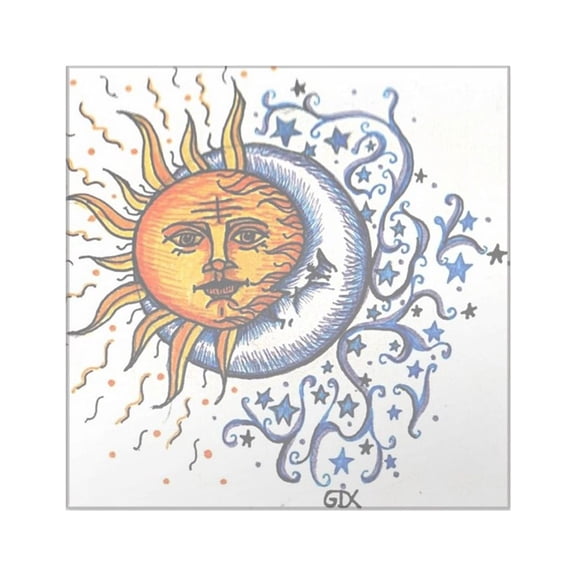 CafePress - COSMIC FLASH Square Sticker 3 X 3 - Square Sticker 3" x 3"