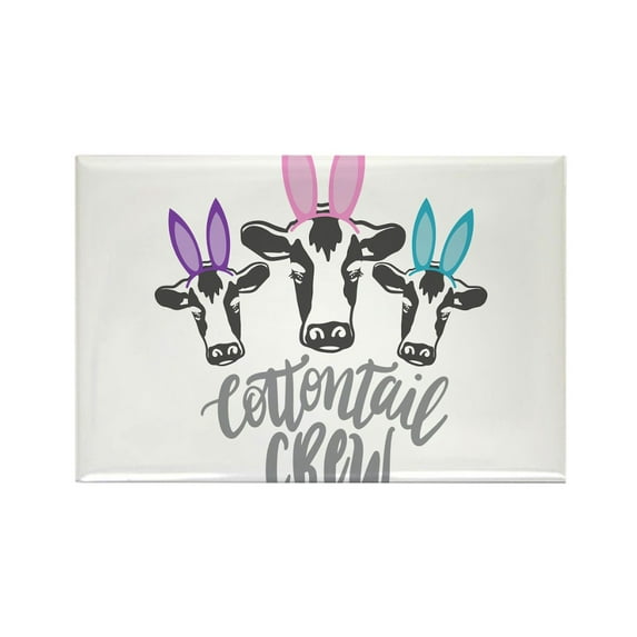CafePress - COTTONTAIL CREW Magnets - Rectangle Magnet, 2"x3" Refrigerator Magnet