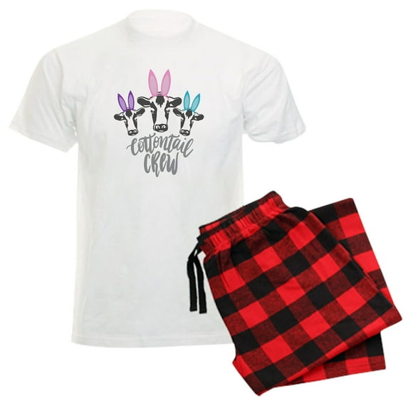 CafePress - COTTONTAIL CREW Pajamas - Men's Light Loose Fit Cotton Pajama Set