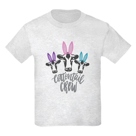 CafePress - COTTONTAIL CREW T Shirt - Light T-Shirt Kids XS-XL