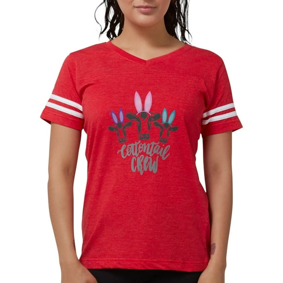 CafePress - COTTONTAIL CREW T Shirt - Womens Football Shirt