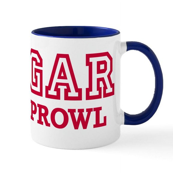 CafePress - COUGAR ON THE PROWL DATING BA Mug - 11 oz Ceramic Mug - Novelty Coffee Tea Cup