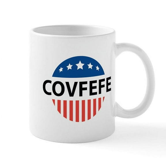 CafePress - COVFEFE Mug - 11 oz Ceramic Mug - Novelty Coffee Tea Cup
