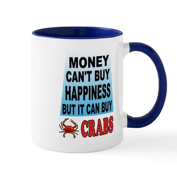 CafePress - CRABS Mug - 11 oz Ceramic Mug - Novelty Coffee Tea Cup