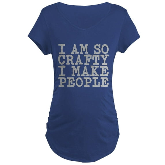 CafePress - CRAFTY Maternity T Shirt - Maternity Dark T-Shirt