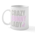 thumbnail image 1 of CafePress - CRAZY BUNNY LADY Mug - 11 oz Ceramic Mug - Novelty Coffee Tea Cup, 1 of 3