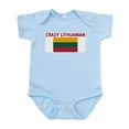 thumbnail image 1 of CafePress - CRAZY LITHUANIAN Infant Bodysuit - Baby Light Bodysuit, Size Newborn - 24 Months, 1 of 4