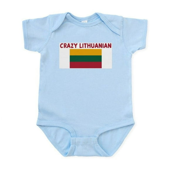 CafePress - CRAZY LITHUANIAN Infant Bodysuit - Baby Light Bodysuit, Size Newborn - 24 Months