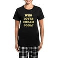 thumbnail image 1 of CafePress - CREAMSODA Women's Dark Pajamas - Women's Short Sleeve Print T-Shirt and Pants Dark Cotton Pajama Set, 1 of 7
