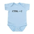 thumbnail image 1 of CafePress - CTRL + C Body Suit - Baby Light Bodysuit, Size Newborn - 24 Months, 1 of 4