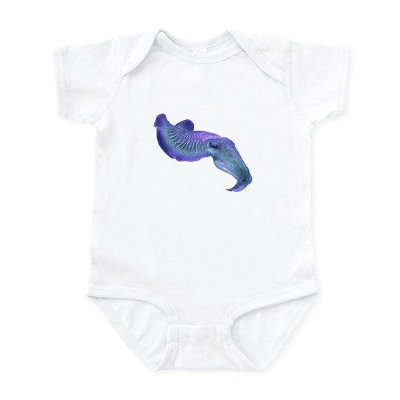 CafePress - CUTTLEFISH Body Suit - Baby Light Bodysuit, Size Newborn - 24 Months