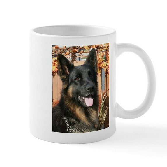 CafePress - Cabo German Shepard Photo 4 Mug - 11 oz Ceramic Mug - Novelty Coffee Tea Cup
