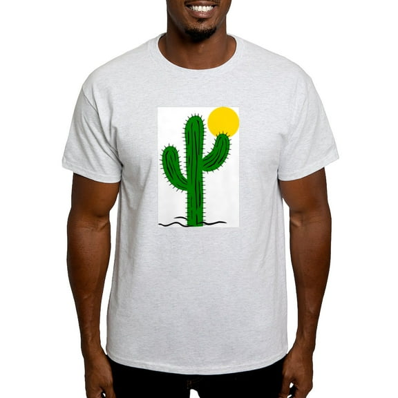 CafePress - Cactus116 Ash Grey T Shirt - Men's Classic Graphic T-Shirt