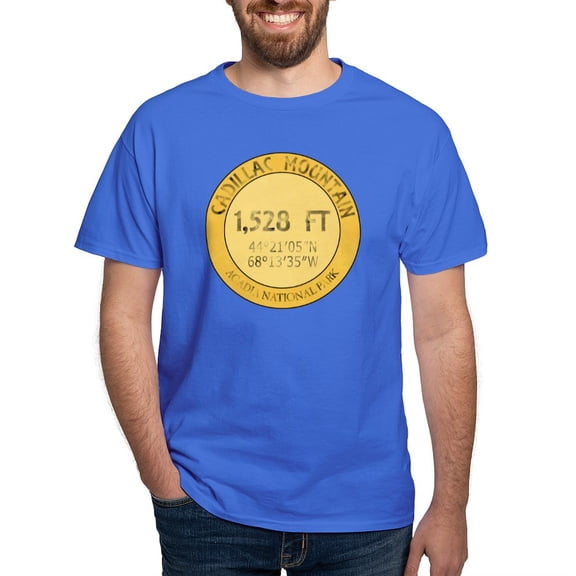 CafePress - Cadillac Mountain T Shirt - Men's Classic Graphic Cotton T-Shirt