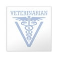thumbnail image 1 of CafePress - Caduceus VET (Veterinarian) Sticker - Square Sticker 3" x 3", 1 of 1