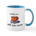 thumbnail image 1 of CafePress - Cafe Con Leche 2 Mug - 11 oz Ceramic Mug - Novelty Coffee Tea Cup, 1 of 4