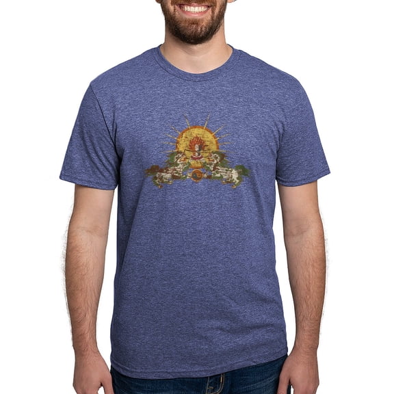 CafePress - Cafepress_Tibet_Trans Mens Tri Blend T Shirt - Mens Tri-blend T-Shirt