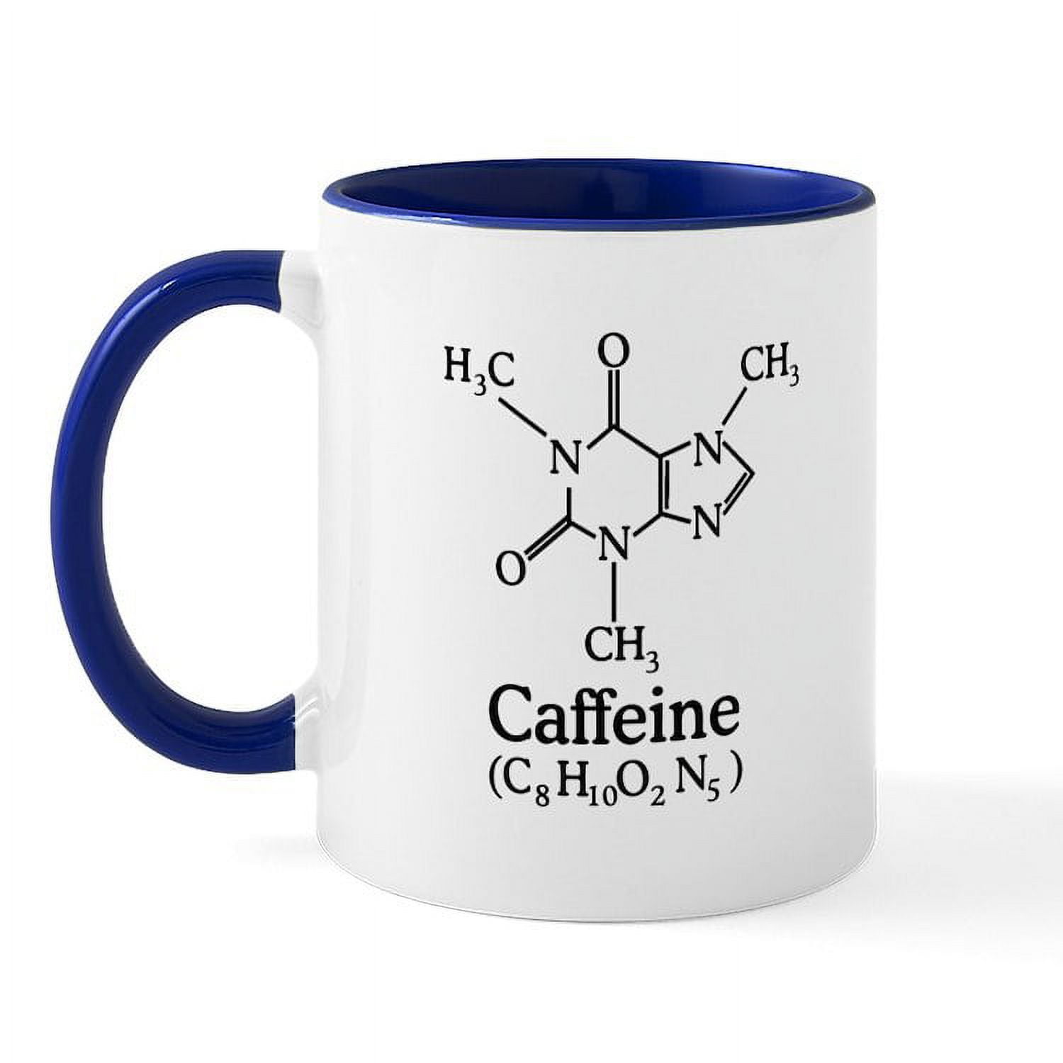 CafePress - Caffeine Chemistry Mug - 11 oz Ceramic Mug - Novelty Coffee Tea  Cup - Walmart.com