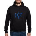thumbnail image 1 of CafePress - Caffeine Molecule Hoodie (Dark) - Pullover Hoodie, Classic, Comfortable Hooded Sweatshirt, 1 of 4