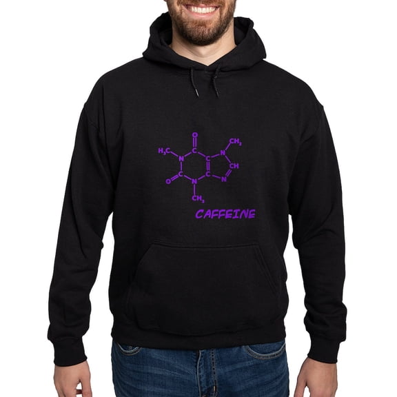 CafePress - Caffeine Molecule Hoodie - Pullover Hoodie, Classic, Comfortable Hooded Sweatshirt