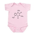 thumbnail image 1 of CafePress - Caffeine Molecule Infant Bodysuit - Baby Light Bodysuit, Size Newborn - 24 Months, 1 of 4
