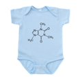 thumbnail image 1 of CafePress - Caffeine Molecule Infant Bodysuit - Baby Light Bodysuit, Size Newborn - 24 Months, 1 of 4