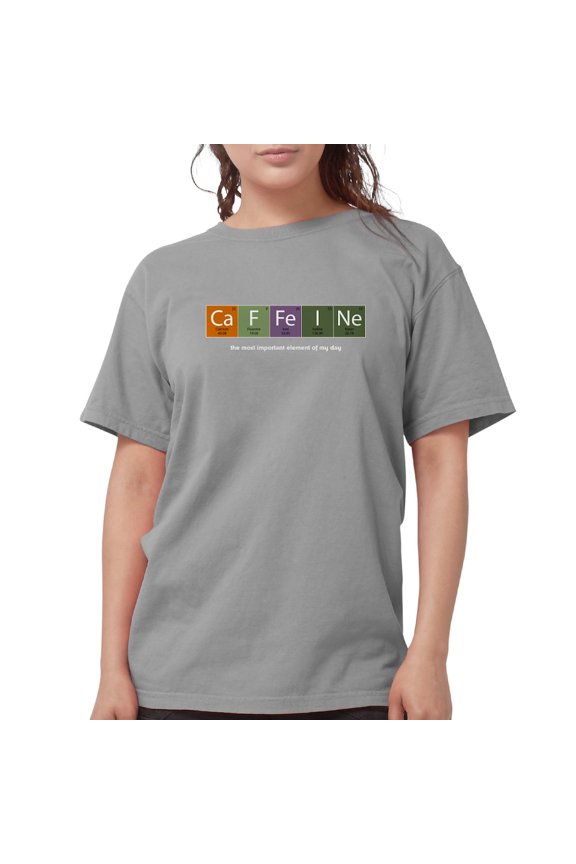 - Caffeine1_Black T Shirt - Womens Comfort Colors® Shirt