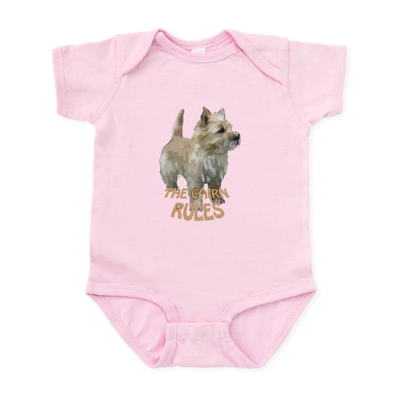 CafePress - Cairn Rules Infant Bodysuit - Baby Light Bodysuit, Size Newborn - 24 Months