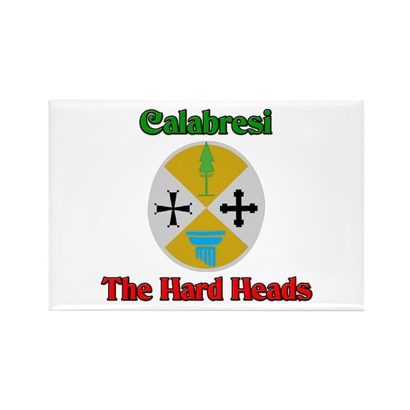 CafePress - Calabresi The Hard Heads - Rectangle Magnet, 2"x3" Refrigerator Magnet