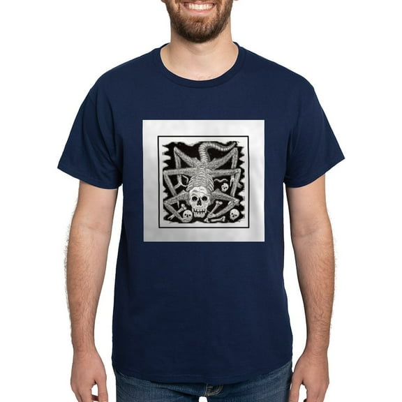 CafePress - Calavera Huerista Black T Shirt - Men's Classic Graphic Cotton T-Shirt