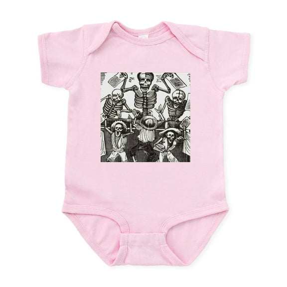CafePress - Calaveras Hubub Posada Infant Bodysuit - Baby Light Bodysuit, Size Newborn - 24 Months