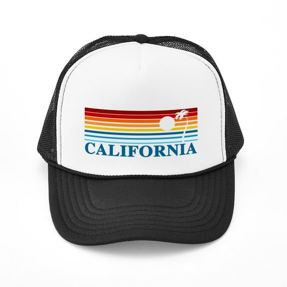CafePress - California - Adjustable Unisex Printed Trucker Hat with Mesh Back
