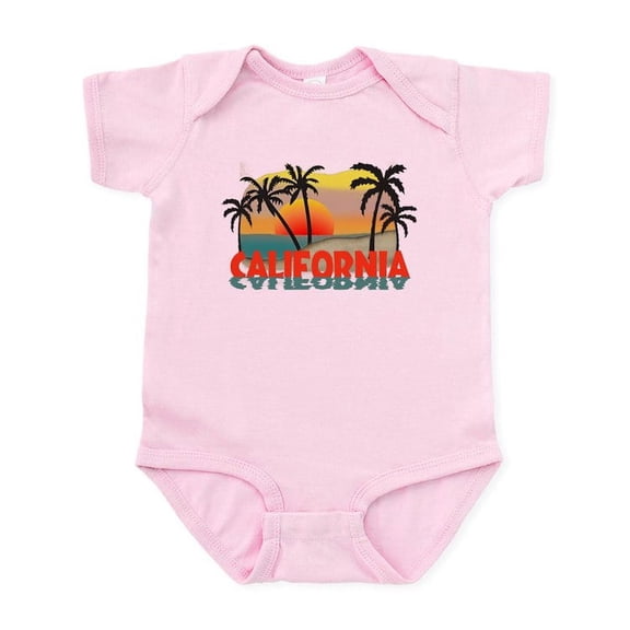 CafePress - California Beaches Sunset Infant Bodysuit - Baby Light Bodysuit, Size Newborn - 24 Months