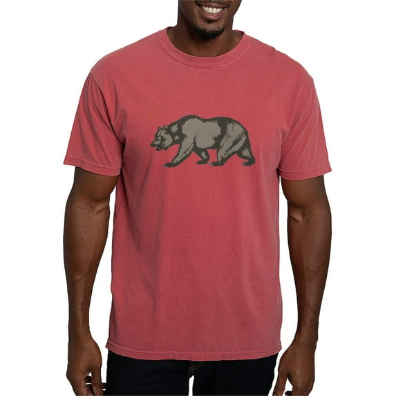 CafePress - California Bear With Star Men's Comfort Colors® T - Mens Comfort Colors Shirt