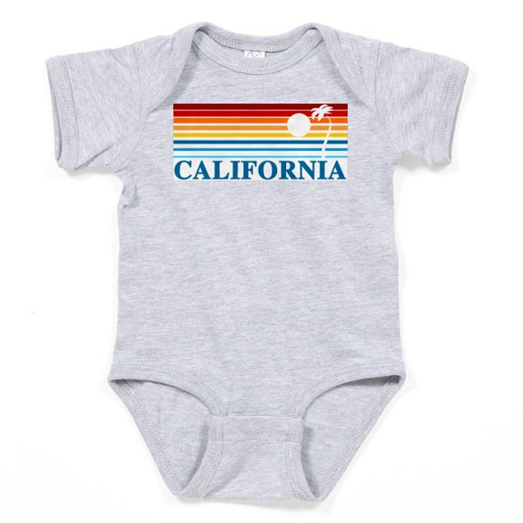 CafePress - California - Cute Infant Bodysuit Baby Romper - Size Newborn - 24 Months