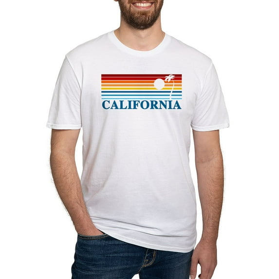 CafePress - California Fitted T Shirt - Fitted T-Shirt, Vintage Fit Soft Cotton Tee