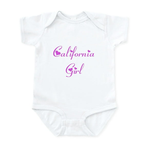 CafePress - California Girl Infant Bodysuit - Baby Light Bodysuit, Size Newborn - 24 Months