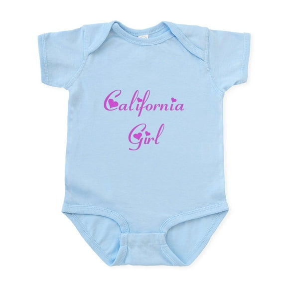 CafePress - California Girl Infant Bodysuit - Baby Light Bodysuit, Size Newborn - 24 Months