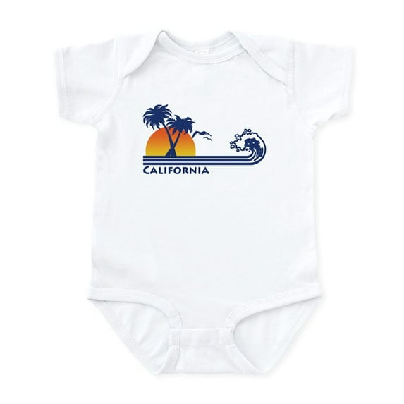 CafePress - California Infant Bodysuit - Baby Light Bodysuit, Size Newborn - 24 Months