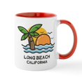thumbnail image 1 of CafePress - California Long Beach Mugs - 11 oz Ceramic Mug - Novelty Coffee Tea Cup, 1 of 6