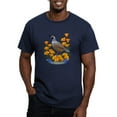 thumbnail image 1 of CafePress - California Quail And Golden Poppy T Shirt - Men's Fitted T-Shirt, 1 of 4